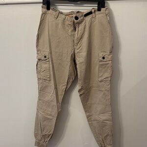 Men's Tan Cargo Pants